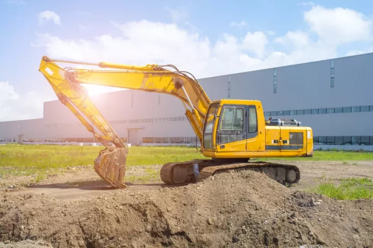 Obsluha nakladače. Práce v České reppublice, Beroun 