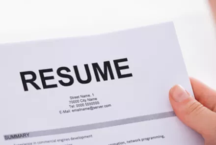 Resume/CV database. EUROPA WORKINTENSE